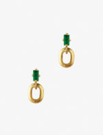 Emerald Gem Earrings